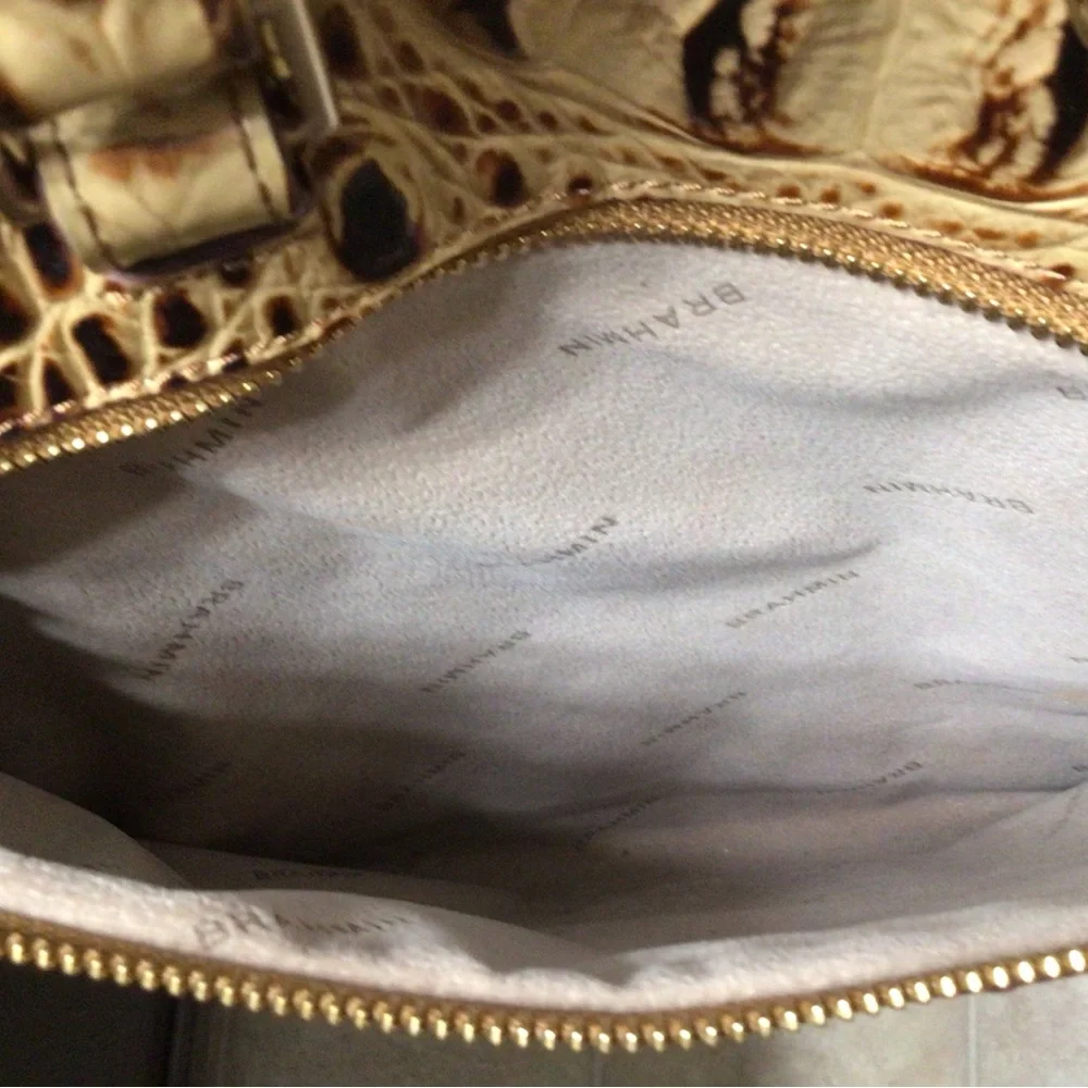 Chic Leather Brahmin Toasted Melbourne Laptop Case